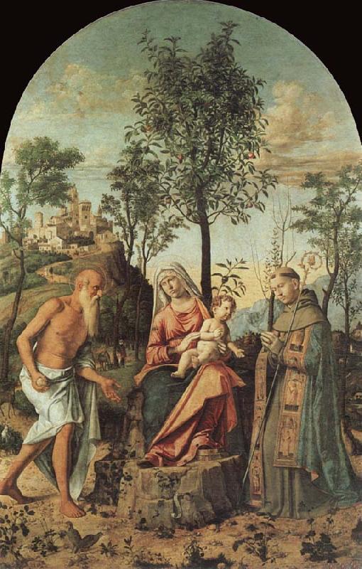 Gentile Bellini Madonna of the Orange trees oil painting image